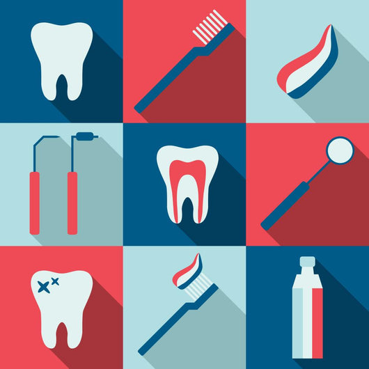 Iconic Montage Dental Wall Mural