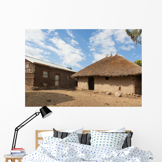Traditional Ethiopian house Wall Mural