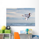 Man jumping to practice Marcial Arts kick Wall Mural