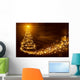 Christmas magic tree Wall Mural