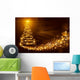 Christmas magic tree Wall Mural