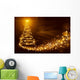 Christmas magic tree Wall Mural