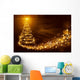 Christmas magic tree Wall Mural