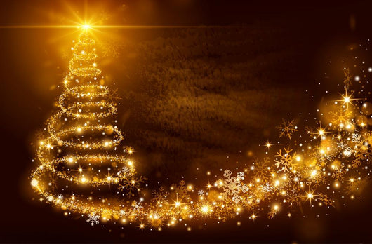 Christmas magic tree Wall Mural