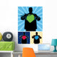 Superhero Under Cover 2 Wall Mural