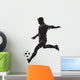 Football (soccer) player with ball Wall Decal
