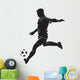 Football (soccer) player with ball Wall Decal