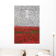Red Coronation Flowers Wall Mural