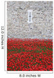 Red Coronation Flowers Wall Mural