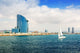 Barcelona from  sea Wall Mural