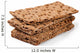 crispbread isolated on white background Wall Decal