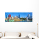 Buckingham Fountain panorama, Chicago, IL, US Wall Mural