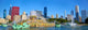Buckingham Fountain panorama, Chicago, IL, US Wall Mural