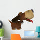 3d ridiculous dog Wall Decal