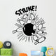 Strike! Bowling Wall Decal
