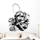 Fisherman Catching Fish Wall Decal