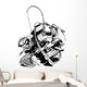 Fisherman Catching Fish Wall Decal