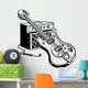Electric Guitar And Amplifier Wall Decal