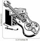 Electric Guitar And Amplifier Wall Decal