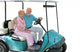 golf cart seniors isolated Wall Decal