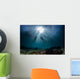 scuba divers start a dive Wall Mural