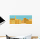 Middle East Town , Old City, Illustration Wall Mural