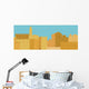 Middle East Town , Old City, Illustration Wall Mural
