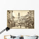 sketch vector illustration of Uzhgorod cityscape Wall Mural