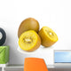 Golden kiwifruit/ kiwi cut and whole Wall Decal