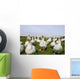 White Ducks Wall Mural