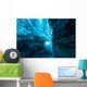 Big ice cave a at Vatnajokull glacier, Iceland Wall Mural