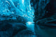 Big ice cave a at Vatnajokull glacier, Iceland Wall Mural