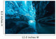 Big ice cave a at Vatnajokull glacier, Iceland Wall Mural