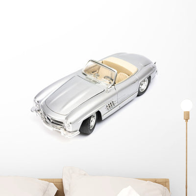 Car shown on a wall