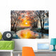 oil painting on canvas - the river Wall Mural