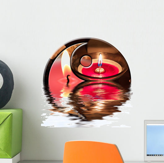 yin yang, massage, bien-être Wall Decal