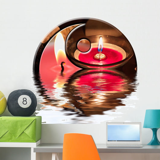yin yang, massage, bien-être Wall Decal