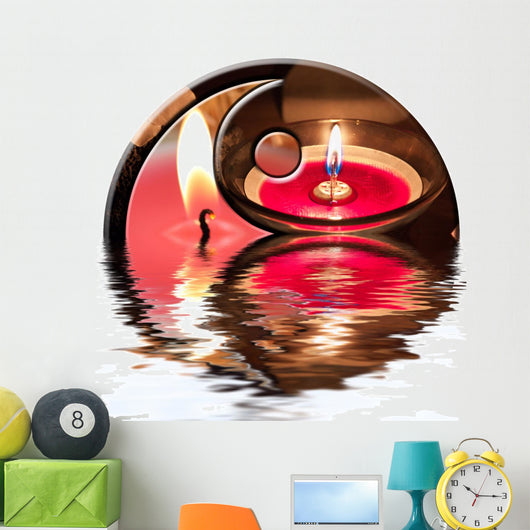 yin yang, massage, bien-être Wall Decal