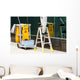 Cleaning stair Wall Mural