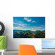 Paragliding on the sky Wall Mural
