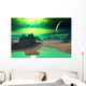 fantasy alien planet Wall Mural
