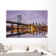 Ben Franklin Bridge and Philadelphia Skyline Wall Mural