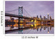 Ben Franklin Bridge and Philadelphia Skyline Wall Mural