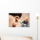 The chipping hammer in the ear Wall Mural