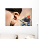 The chipping hammer in the ear Wall Mural