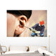 The chipping hammer in the ear Wall Mural