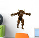 Bull Minotaur Character Attacking Wall Decal
