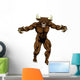 Bull Minotaur Character Attacking Wall Decal