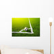 Soccer grass field with marking and ball, Sport Wall Mural