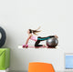 woman exercising Wall Decal